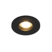 QAZQA Shed Inbouwspot - 8.5x8.5cm - IP54 - rond - mat zwart SW1187207