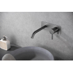Wiesbaden Ribbd Mitigeur lavabo encastré monotrou avec coldstart complet gunmetal PVD SW632119