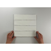 Terravito Pavero wandtegel - 7.5x30cm - Rechthoek - 8.6mm - White mat SW303622