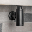 Differnz Jukon Set lave-mains 38.5x18.5x9cm béton avec robinet, bonde et siphon noir SW205843