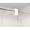 Fortifura Galeria Douche à l'italienne - 70x200cm - verre clair - Blanc mat SW876720