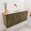 Mondiaz JOYA-DLUX 90cm toiletmeubel - kleur Dusk - Wastafel FAYE positie Midden Zonder kraangat kleur Nata. SW1425903