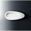 Clou First wastafell 84x11cm zonder kraangat Aluite Wit mat SW9233