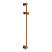 Brauer Copper Carving Ensemble de douche pluie encastrable - pomme de douche 30cm - bouton carving - douchette stick 1 jet - barre curseur - PVD - cuivre brossé SW715799