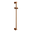 Brauer Copper Edition Glijstang - 70cm - handdouchehouder - geïntegreerde wateruitlaat - PVD - geborsteld koper OUTLETSTORE STORE23842
