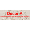 Ceralto Lumaro Vein Decor-strip - 31.6x100cm - 9.4mm - gerectificeerd - decor A - mat nude SW1129883