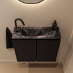 MONDIAZ TURE-DLUX Meuble toilette - 60cm - Urban - EDEN - vasque Lava - position gauche - 1 trou de robinet SW1103611