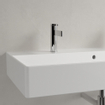 Villeroy & Boch memento 2.0 Lavabo pour porte serviettes 100x13.5x9.5cm 2 trous de robinet avec trop-plein Ceramic+ Blanc Alpin SW336045
