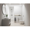 GROHE Essentials Toiletborstelhouder - wandmontage - rond - open - brushed hard graphite SW99041
