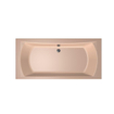 Xenz Robijn inbouwbad - 190x90cm - met overloop - met afvoer - Acryl Bahama beige SW378367