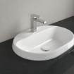 Villeroy & boch architectura lavabo à encastrer 60x45x17cm ovale 1 trou pour robinet sans trou de trop-plein blanc alpin gloss ceramic+ SW762324