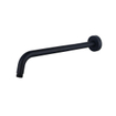 Fortifura Calvi Inbouw Regendoucheset - thermostatisch - wandarm - glijstang - 30cm hoofddouche - staaf handdouche - gladde doucheslang - mat zwart SW1413210