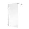 Marenza Bellini Douche à l'italienne - 160x200cm - verre clair - chrome SW241667