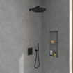 Villeroy & Boch Universal Showers hoofddouche - 35cm - Rond - mat zwart SW974351