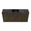Mondiaz JOYA-DLUX 90cm toiletmeubel - kleur Shadow - Wastafel FAYE positie Midden 1 kraangat kleur Lava. SW1422847
