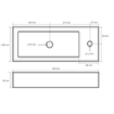Best Design One Pack fonteinset 36x18cm kraan rechts wit SHOWROOMMODEL SHOW21089