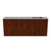 Mondiaz JOYA-DLUX 100cm toiletmeubel - kleur Ruby - Wastafel FAYE positie Rechts 1 kraangat kleur Oza. SW1425519