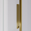 BRAUER Season douchecabine - 100x100x200cm - schuifdeur - helder glas - omkeerbaar - glascoating - Goud SW1448752