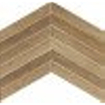 Terravito Elmare wand- en vloertegel - 7.5x45cm - 9mm - Rechthoek - Houtlook - Oak Chevron Mat SW536608