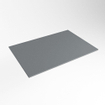 Mondiaz TOP 23 Plan sous vasque - 40x23.5x0.9cm - compatible comme plan de meuble - solid surface - Plata SW1019535