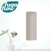 FugaFlow Eccelente Arredo Armoire colonne - 120x34.5x34.5cm - 1 porte - MDF - Coton mat (beige) SW1123245