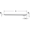 Duravit D Code receveur de douche 130x75x8.5cm acrylique rectangulaire blanc 0295848