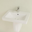 Villeroy & Boch Subway 2.0 lavabo - 55x47cm - 1 trou de robinet avec trop-plein blanc 1024088