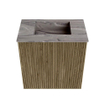 Mondiaz JOYA-DLUX 40cm toiletmeubel - kleur Dusk - Wastafel FAYE positie Midden Zonder kraangat kleur Sombra. SW1426110