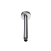 Fortifura Calvi Colonne de douche pluie - encastrable - ronde - thermostatique - bras plafond - pomme 25cm - douchette stick - inox brossé PVD SW1189338