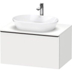 Duravit D-neo Meuble sous vasque 80x55x45.9cm 1 tiroir Blanc mat SW641246