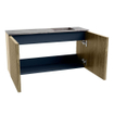 Mondiaz JOYA-DLUX Meuble de salle de bains 80cm - couleur Dusk - Vasque FAYE position Droite Sans trou de robinet couleur Sombra. SW1426138
