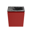 MONDIAZ TURE-DLUX Meuble toilette - 40cm - Fire - EDEN - vasque Lava - position droite - 1 trou de robinet SW1103752