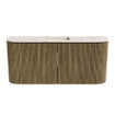 Mondiaz JOYA-DLUX Meuble de toilette 93,2cm - arrondis gauche et droite couleur Dusk - Lavabo FAYE position Milieu 1 trou de robinet couleur Nata. SW1425957