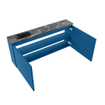 MONDIAZ TURE-DLUX Meuble de toilettes 120 cm Jeans. EDEN lavabo Lava position gauche. Sans trou de robinet. SW1103905