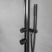Fortifura Outdoor Original Buitendouche - RVS 316 - handdouche - wandmodel - Geborsteld Gunmetal PVD TWEEDEKANS OUT14586