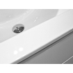 BRAUER New Future Meuble avec armoire miroir 100cm Blanc brillant SW8835