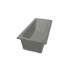 Xenz Aruba ligbad - 170x75cm - met overloop - zonder afvoer - Acryl Cement Mat SW102883