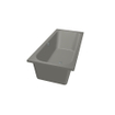 Xenz Aruba Ligbad - 170x75x48 - afvoer Midden - acryl - cement SW102883