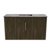 Mondiaz JOYA-DLUX Meuble de salle de bains - 70cm - couleur Shadow - Vasque FAYE position Milieu 1 trou de robinet couleur Sombra. SW1425186