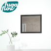FugaFlow Eccelente Arredo spiegel badkamerspiegel - 80x70cm - zwartbruin SW1123640