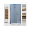 Novellini Giada paroi fixe F 87 90x195cm profil chrome mat et verre transparent 0334557