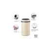 Brabantia Touch Bin Afvalemmer - 60 liter - soft beige SW1117336