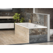 Xenz Society Duobad - 170x75x53 - afvoer Midden - acryl - wit SW102898