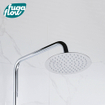 FugaFlow Efficiente Sobrado Ensemble de douche à effet pluie avec thermostat douche de tête 20cm douchette à main 3 positions chrome SW1123835