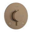 Hansgrohe Ecostat Comfort S inbouwthermostaat - 2 functies - brushed bronze (brons) SW1245321