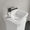 Villeroy & Boch Architectura Lavabo compact - 26,5x36cm - 1 trou de robinet - à gauche - avec trop-plein - blanc SW1162381