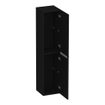 BRAUER Elevate armoire de salle de bains - 160x35x35cm - sans poignées rapportées - 2 portes - ouverture à gauche ou à droite - noir mat SW1200016