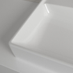 Villeroy & Boch Collaro lavabo pour meuble - dessous rectifié 80x47cm - avec trop-plein 1 trou de robinet blanc SW358317