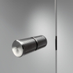 Sealskin Contour porte pivotante pour niche 90x200cm verre de sécurité clair 6 mm acier inoxydable SW296201
