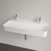Villeroy & Boch Finion lavabo - avec 2 trous de robinet 100x47cm - ceramic+ sans trop-plein blanc SW106490